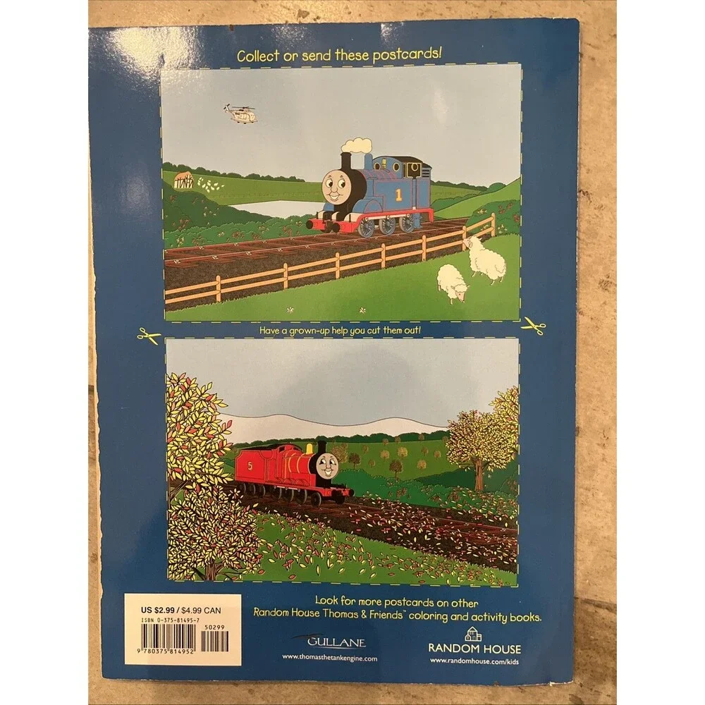 VINTAGE 2002 Thomas And Friends Fun All Year Jumbo Coloring & Activity Book  New